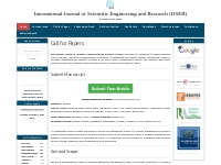 International Journal of Scientific Engineering and Research (IJSER)