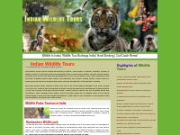 Indian Wildlife Tours,India Tiger Safari Tours