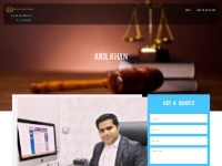 Akil Khan - Lawyer Akil Khan | legal Law Firms Saket