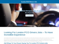 Are You Looking for PCO Driver Jobs - We are Hiring London PCO Drivers