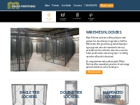 Wire Mesh Lockers | Major Partitions 