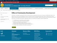 Office of Community Development | Department of Economic and Community
