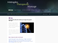 Metroplex Therapeutic Massage | A Company Striving To Promote Good Hea