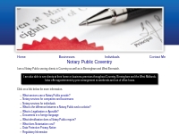 Notary Public Coventry