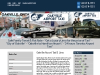 Oakville Airport Taxi | Toronto Airport Taxi to Oakville | Airport Lim