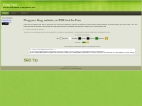 Ping my blog, website, or RSS feed for Free  SEO Tip