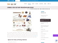 Spares For Rotary Printing Machine | Rotary Printing Machine Parts | T
