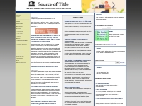   	Source of Title: Community of Title Abstractors, Title Searchers, a