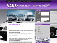 Vans Wanted | How to sell my Van |  How to sell my Commercial Car