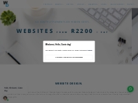 WEBSITE DESIGN. From R2200. SA Website Designers.