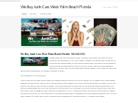 We Buy Junk Cars West Palm Beach Florida - We Buy Junk Cars West Palm 