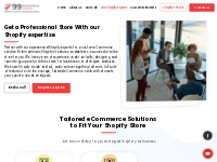 Hire Shopify Experts - Shopify Store Design   Development