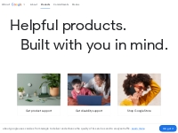 Browse All of Google s Products   Services - Google