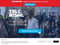 Tell Rishi what matters to you | Conservatives