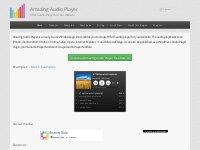 Amazing Audio Player | HTML5 Audio Player for Your Website