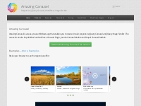 Amazing Carousel | Responsive jQuery Carousel, WordPress Image Scrolle