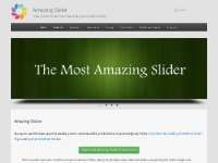Amazing Slider | jQuery Slider, WordPress Slideshow, jQuery Video Gall