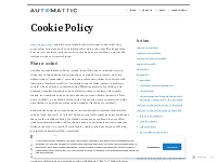 Cookie Policy   Automattic