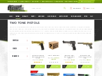 BB gun pistols and hand BB guns uk shop selling legal two tone cheap B
