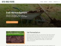 Soil Remediation near Belleville Ontario   Belleville Tree Service