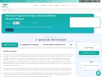   Electronic Cigarette & E Vapor Market Study Report - BIS Research