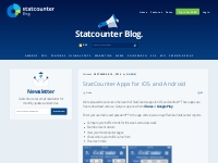 StatCounter Apps for iOS and Android   Statcounter Blog.