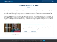 Bootstrap Education Templates | BootstrapMade