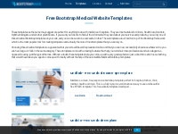 Free Bootstrap Medical Website Templates | BootstrapMade