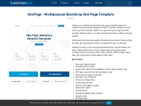 OnePage - Multipurpose Bootstrap One Page Template | BootstrapMade