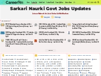 Sarkari Naukri | Government Jobs | Govt Naukri | Sarkari Job 2024