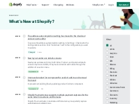 Shopify Changelog