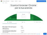 Scaricare il browser Chrome per l'azienda - Chrome Enterprise