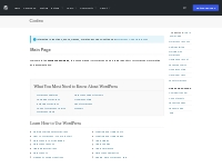 Main Page   WordPress Codex