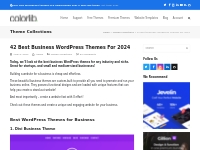41 Best Business WordPress Themes For 2024 - Colorlib