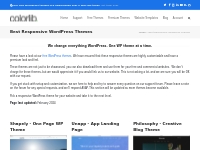 Best Responsive WordPress Themes 2024 - Colorlib