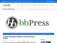 15 Best WordPress bbPress Forum Themes (2024) - Colorlib