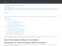 Apache Community Development - Apache Newcomer FAQs