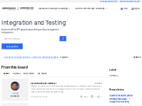  	Integration and Testing - Cybersource Developer Community