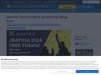 Joomla! Community   Leadership Blogs