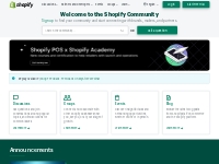  	Shopify Community
