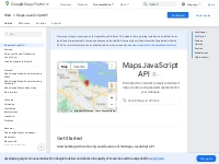 Google Maps Platform Documentation  |  Maps JavaScript API  |  Google 