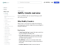 Netlify Create Overview | Netlify Create Docs