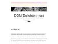        DOM Enlightenment - Exploring the relationship between JavaScri