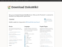 Download DokuWiki