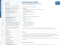 CSS Snapshot 2022