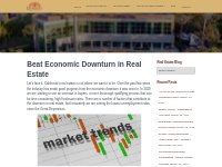 Beat Economic Downturn in Real Estate | real estate in ontario califor