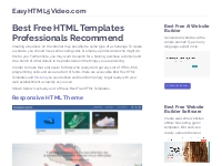 Best Free HTML Templates Professionals Recommend