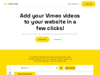 Vimeo Feed Widget