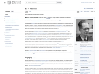 B. F. Skinner - Wikipedia