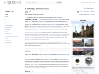 Cambridge, Massachusetts - Wikipedia